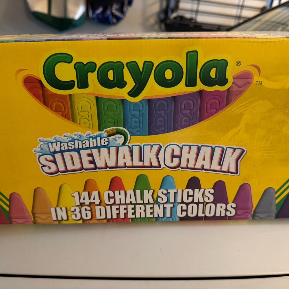 Crayola 36-Color Washable Sidewalk Chalk Set